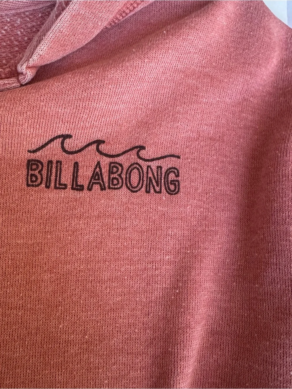 Billabong Girls Rose Pink Hooded Pullover